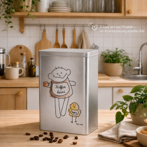 Kaffeedose Kaffeeheini Metalldose für Kaffee