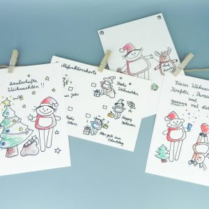 Weihnachtskarten Set