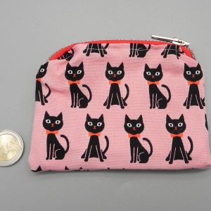 Minitasche rosa mit Katzen