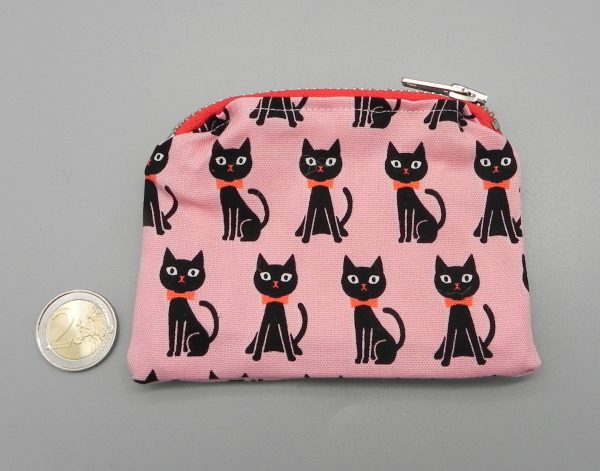 Minitasche rosa mit Katzen