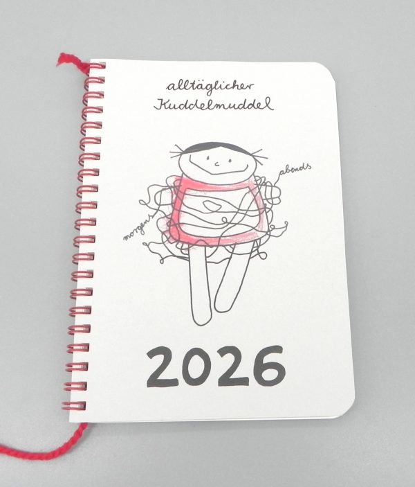 Jahresplaner 2026 alltäglicher Kuddelmuddel