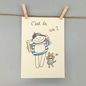C'est la wie ? Karte Französin