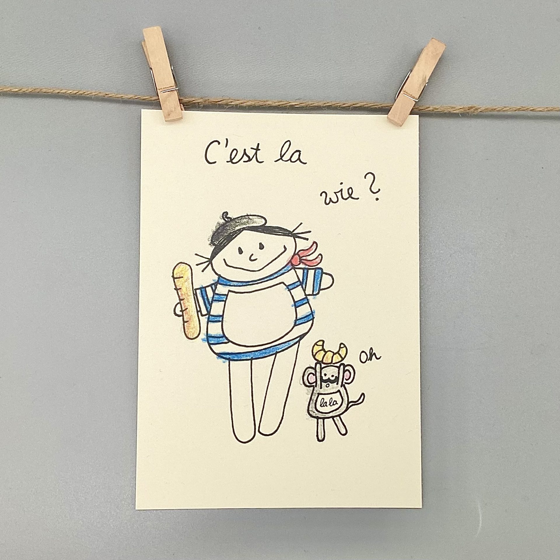 C'est la wie ? Karte Französin