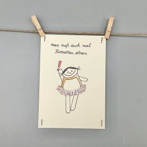 Mutmachkarte Pirouetten setzen