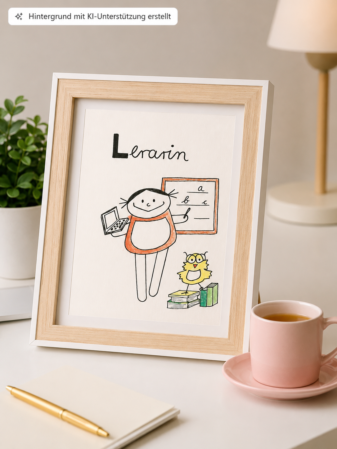 Lerarin Bild im KI Ambiente