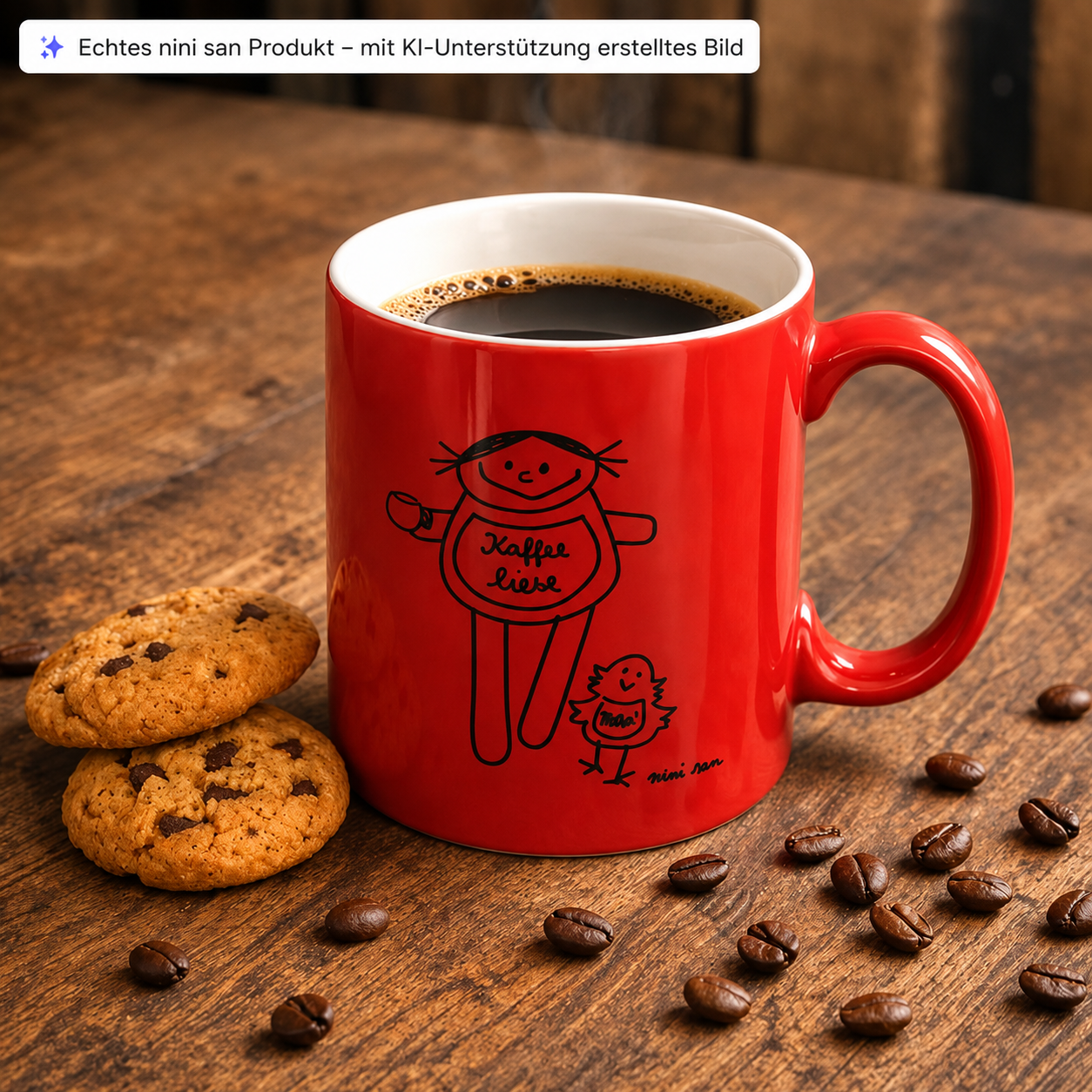 Kaffeeliese Tasse im KI Ambiente