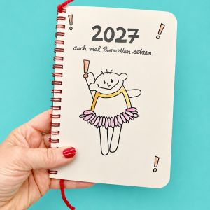 Lustiger Kalender für Männer 2027 – „Auch mal Pirouetten setzen!“