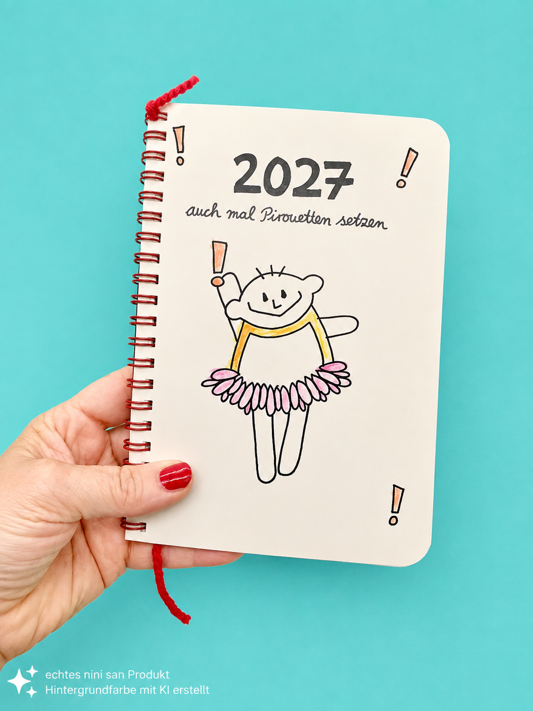 Lustiger Kalender für Männer 2027 – „Auch mal Pirouetten setzen!“