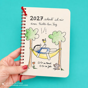 Wochenplaner 2027 “Nichts-tun Tag“