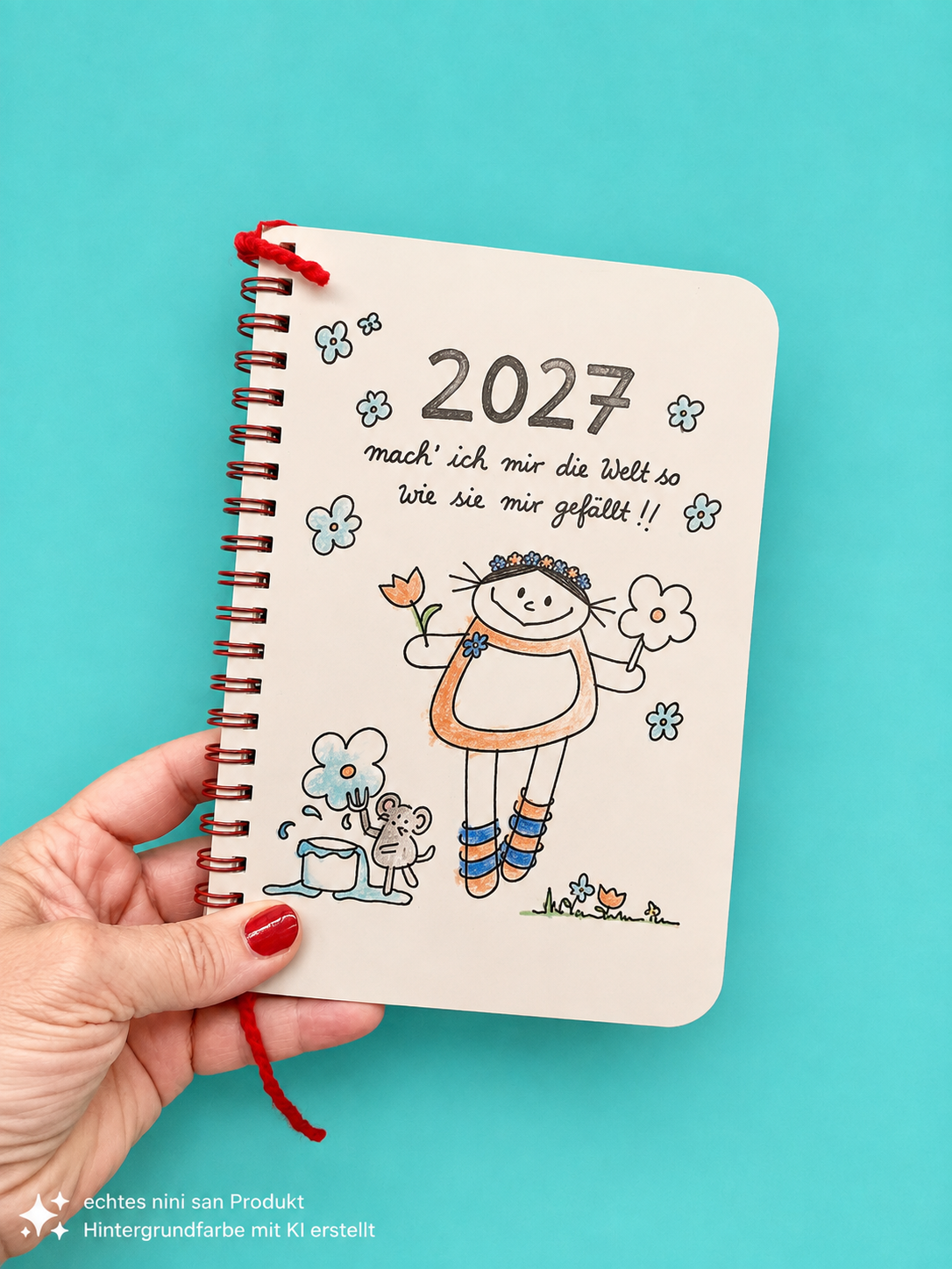 Kalender 2027 Blumenmädchen