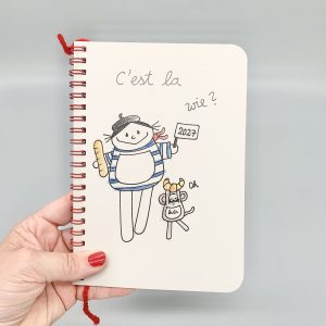 Kalender mit Spruch C'est la wie