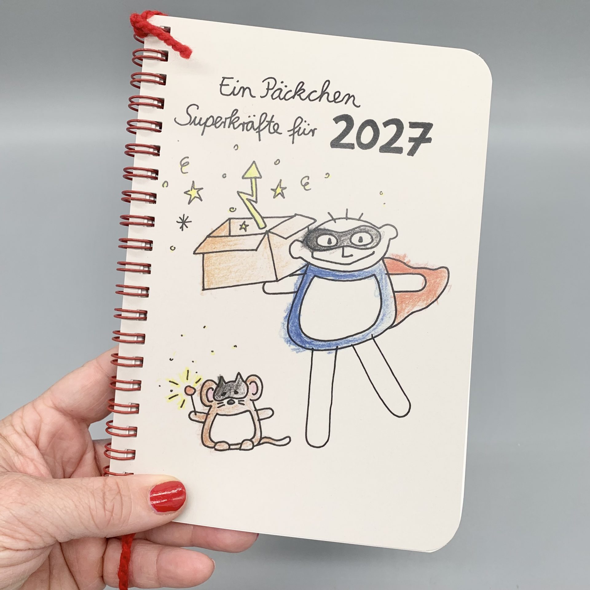 Kalender 2027 mit Superheld Kalender 2027 mit Superheld Ein Päckchen Superkräfte für 2027